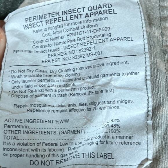 Army Combat Mens Coat ACU Green Camouflage UCP Uniform Digicam Small Regular - Picture 8 of 13